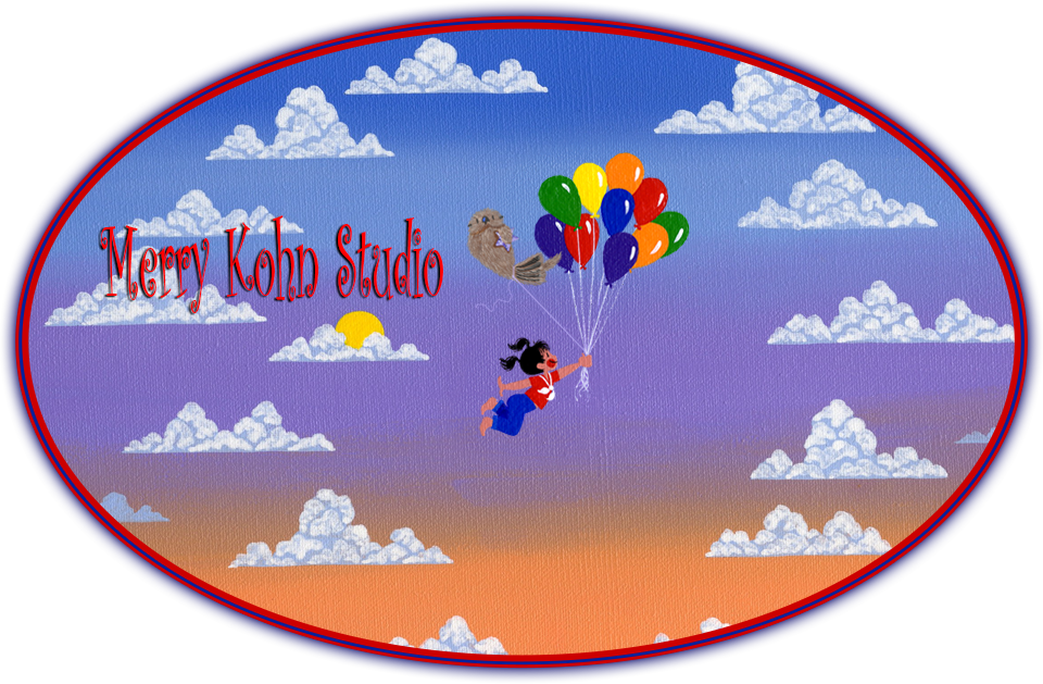 Merry Kohn Studio balloon girl