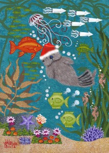 "Monterey Otters XVII Christmas"